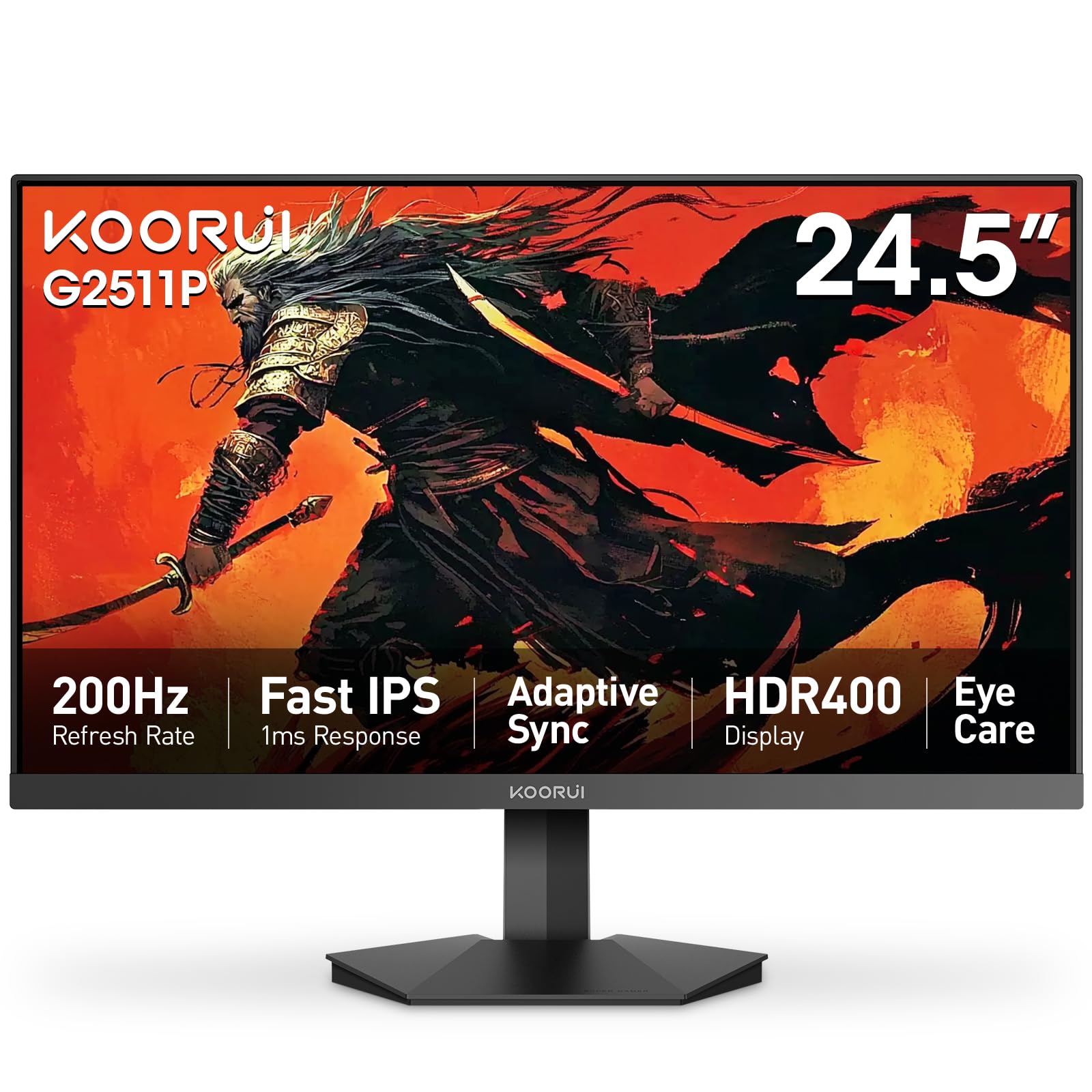 Amazon.co.jp: KOORUI 24E4 24インチ VAストレートスクリーン